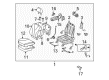 2014 Toyota Venza Seat Cover Diagram - 71073-0T011-B1