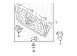 2010 Toyota Tacoma Emblem Diagram - 75311-04060