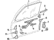 1985 Toyota Celica Door Hinge Diagram - 68710-14040