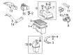 Toyota Highlander Air Filter Box Diagram - 17705-0P063