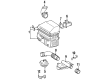 1998 Toyota T100 Air Intake Coupling Diagram - 17880-65070