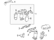 2010 Toyota Corolla Exhaust Manifold Gasket Diagram - 17173-28010