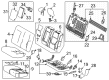 2024 Toyota Sequoia Cup Holder Diagram - 66990-0C030-C0