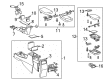 Toyota Matrix Center Console Latch Diagram - 58908-32040