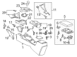 2016 Scion tC Center Console Base Diagram - 58901-21101-B0