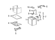 Toyota Battery Tray Diagram - 74431-02110