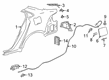 2021 Toyota Corolla Fuel Door Release Cable Diagram - 77035-02510