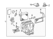 2018 Toyota Land Cruiser Heater Core Diagram - 87107-60411