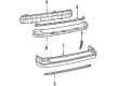 1987 Toyota Tercel Bumper Diagram - 52159-16110