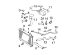 2002 Toyota Camry Radiator Hose Diagram - 16571-0H030