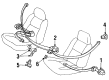 1990 Toyota Corolla Seat Belt Diagram - 73220-12700-02