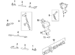 Toyota Cressida Center Link Diagram - 45451-22100