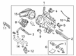 2022 Toyota Sequoia Heater Core Diagram - 87107-0C061