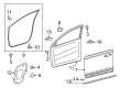 Toyota Corolla Cross Door Seal Diagram - 67861-0A050