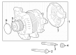 Toyota GR Corolla Alternator Case Kit Diagram - 27039-0C170