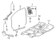 2016 Toyota Yaris Weather Strip Diagram - 62311-0D410