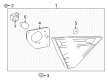 2011 Toyota Corolla Light Socket Diagram - 90075-60037