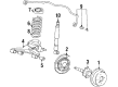 1986 Toyota Cressida Coil Spring Insulator Diagram - 48257-22030