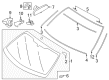 2018 Toyota 86 Windshield Diagram - SU003-G0027