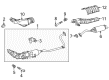 2014 Toyota Prius V Catalytic Converter Diagram - 17410-37553