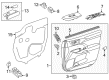 2017 Toyota Highlander Door Seal Diagram - 68171-0E051