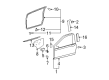 2015 Toyota Prius Plug-In Window Regulator Diagram - 69801-52070