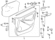 2004 Toyota Echo Armrest Diagram - 74232-52020