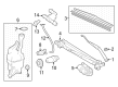 2016 Toyota Camry Windshield Wiper Diagram - 85221-06110