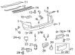 2010 Toyota Land Cruiser Bumper Reflector Diagram - 81480-60031