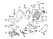 2019 Toyota Sienna Seat Cover Diagram - 79021-08281-C2