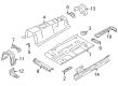 Toyota GR86 Front Cross-Member Diagram - SU003-09147