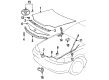 1993 Toyota Paseo Hood Cable Diagram - 53630-16280