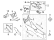 Scion iA Center Console Base Diagram - 58910-WB001