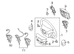 Toyota Highlander Steering Wheel Diagram - 45100-0E250-E0