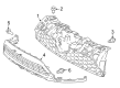 Toyota Prius C Grille Diagram - 53111-52810