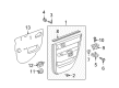 Scion Weather Strip Diagram - 68174-52040