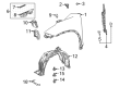 Toyota Highlander Fender Diagram - 53801-0E160