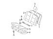 2006 Toyota Solara Seat Cushion Diagram - 71507-06030