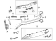 2022 Toyota Mirai Bumper Diagram - 52159-62906