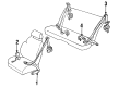 1990 Toyota Celica Seat Belt Diagram - 73360-20270-02