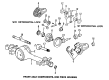 Toyota Land Cruiser 4WD Actuator Diagram - 41450-60060