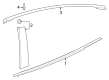 2023 Toyota Prius AWD-e Door Moldings Diagram - 75761-47080