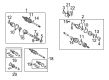 Toyota CV Boot Diagram - 04438-08010