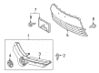 2015 Toyota Corolla License Plate Diagram - 52114-02080