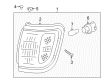 Toyota Tacoma Side Marker Light Diagram - 81611-04060