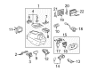 2006 Toyota Tundra Center Console Base Diagram - 58910-0C061-B0