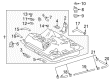 2003 Toyota Prius Fuel Filler Neck Diagram - 77201-47051