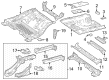 2023 Toyota Crown Floor Pan Diagram - 58311-30913