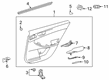 2019 Toyota Avalon Weather Strip Diagram - 68174-07020