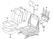 Toyota Tacoma Seat Cover Diagram - 71074-AD021-B2